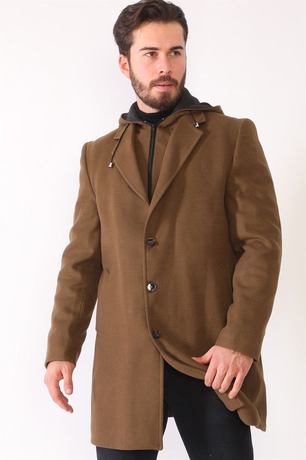 dewberry PLT8376 DEWBERRY MEN'S COAT-CAMEL