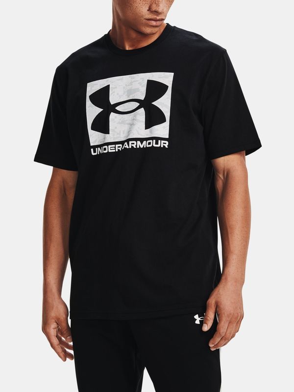 Under Armour Pod oklepno majico UA ABC CAMO BOXED LOGO SS-BLK - moški