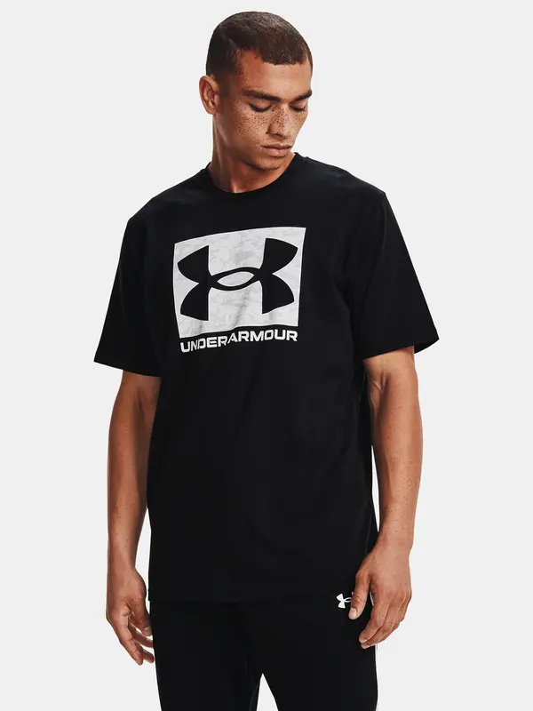 Under Armour Pod oklepno majico UA ABC CAMO BOXED LOGO SS-BLK - moški