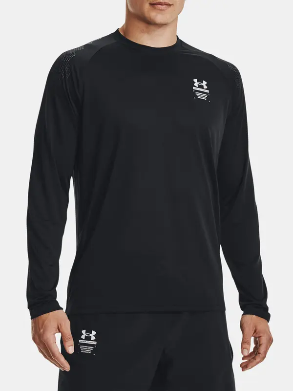 Under Armour Pod oklepno majico UA oklepni odtis LS-BLK - moški