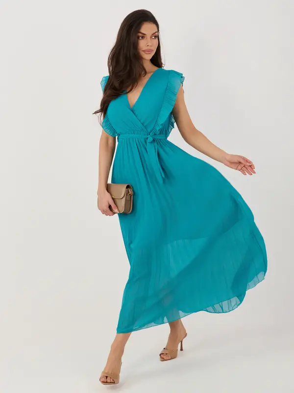 RUE PARIS Poletna obleka s pasom - Rue Paris