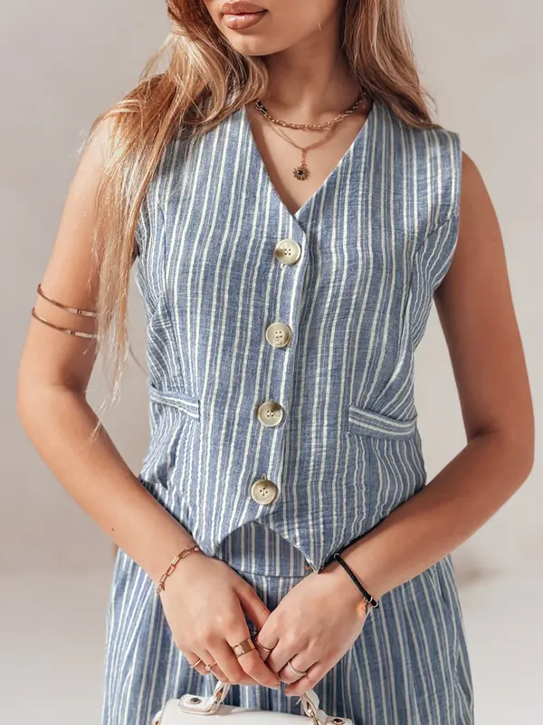 DStreet Poletni ženski telovnik LINELIA brez rokavov