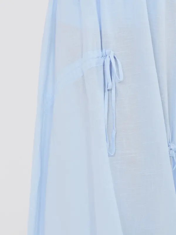 Italy Moda Poletno krilo A-kroja - svetlo modro