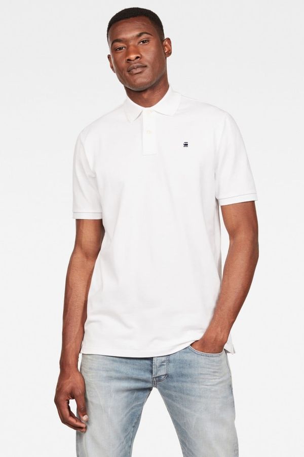 G Star Polo shirt - G-STAR Dunda polo s/s white