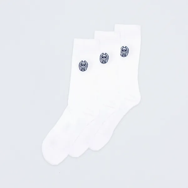 BIDI BADU Ponožky BIDI BADU  Don Carlito Crew Move Socks 3 Pack White EUR 39-42