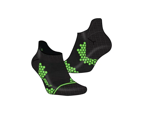 Inov-8 Ponožky Inov-8 Trailfly Sock Low Black/Green