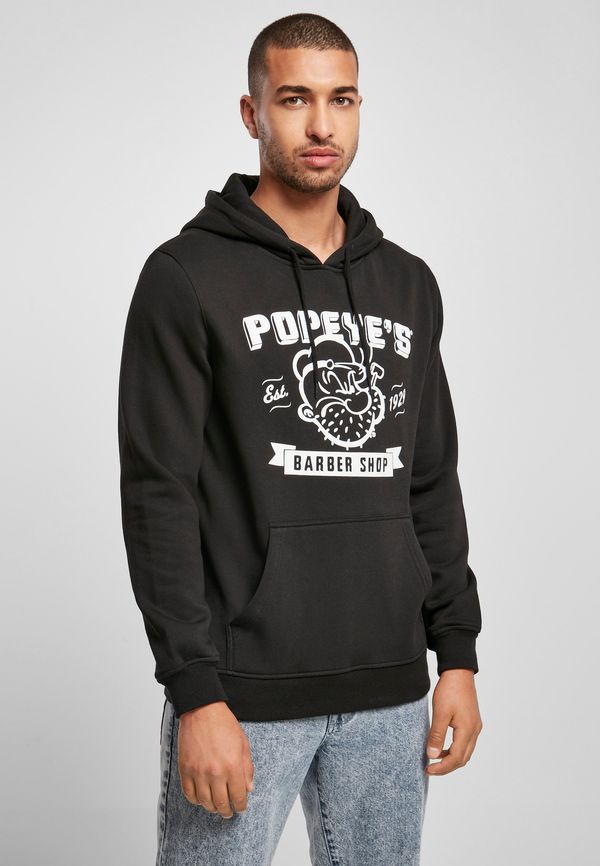 Merchcode Popeye Barber Shop Hoody Black