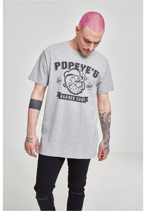 Merchcode Popeye Barber Shop Tee heather gray