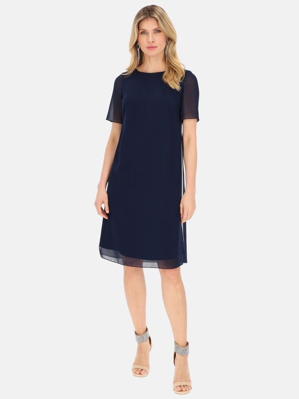 Potis & Verso Potis & Verso Woman's Dress Datura_1 Navy Blue