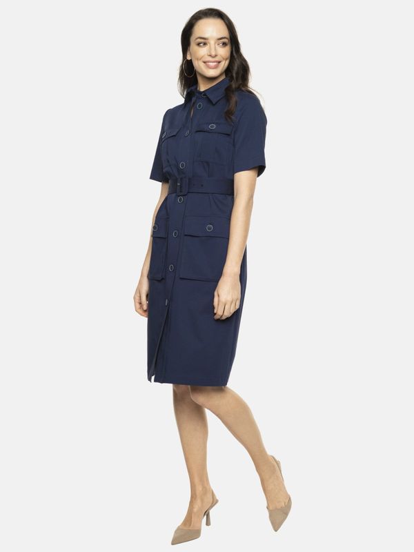 Potis & Verso Potis & Verso Woman's Dress Olis Navy Blue