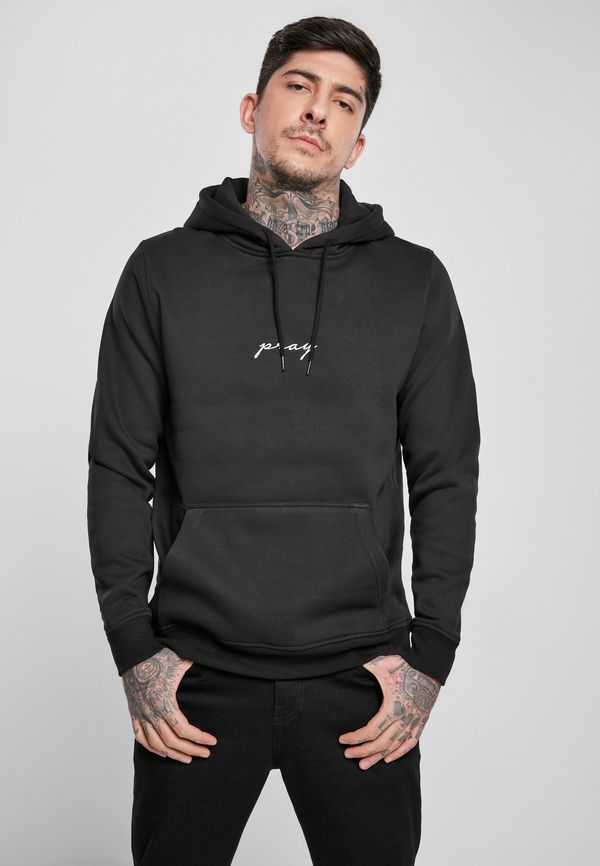 Mister Tee Pray EMB Hoody black