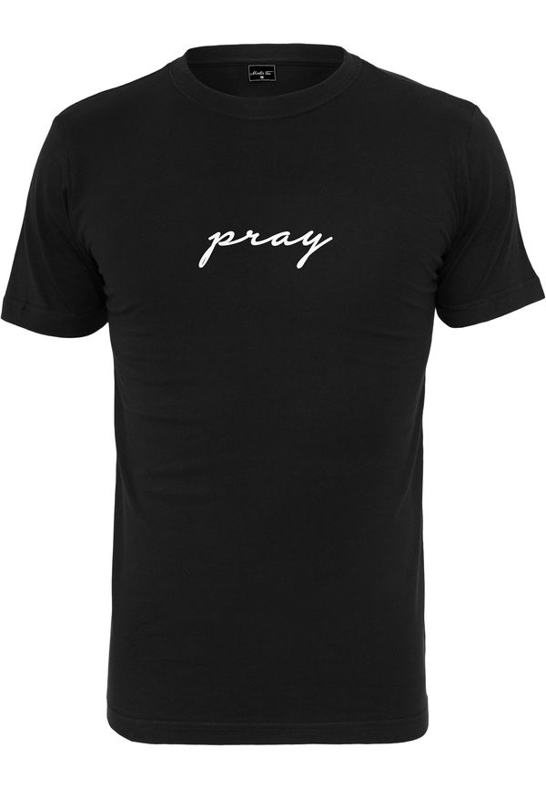 Mister Tee Pray EMB Tee Black