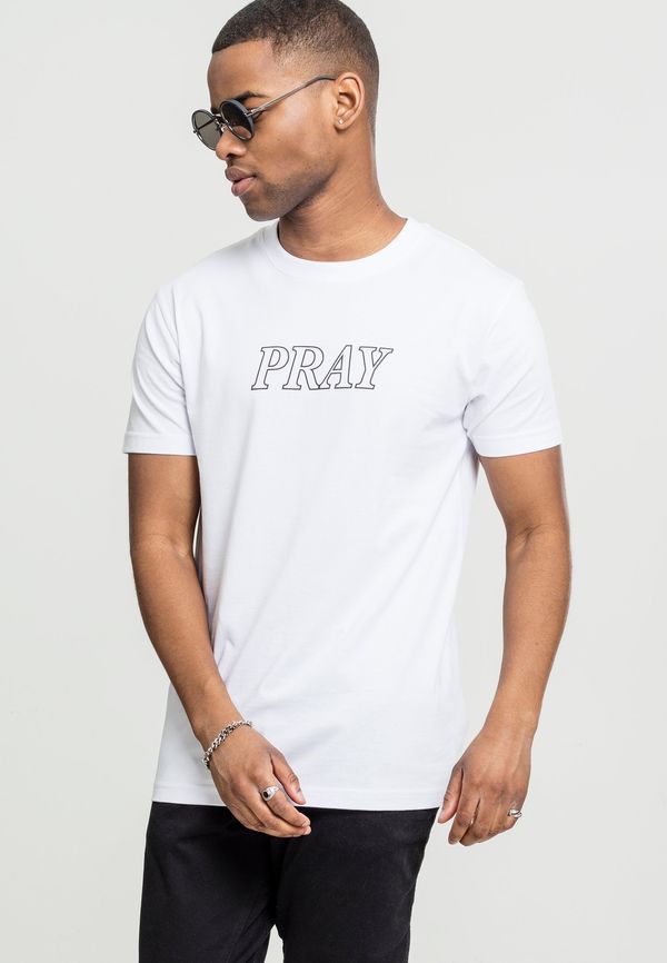 Mister Tee Pray Hands Tee White