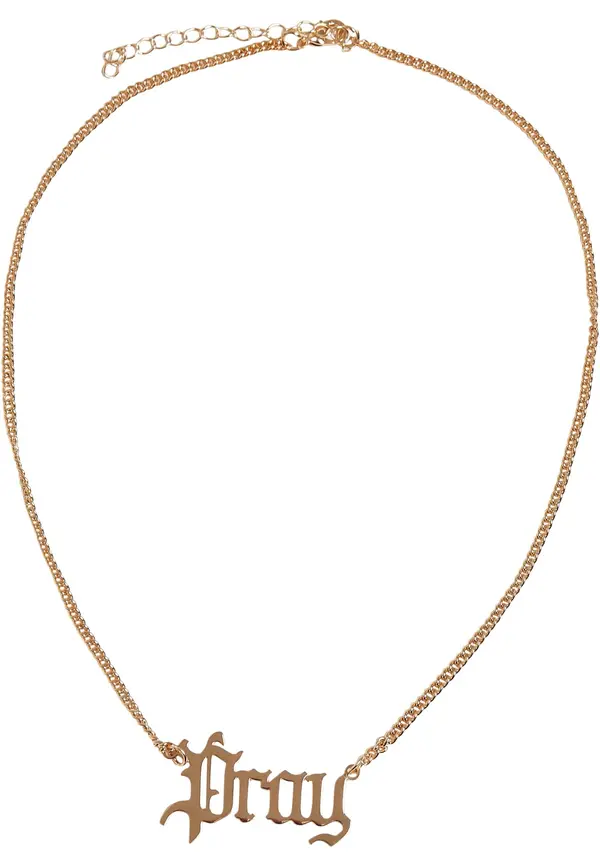 Mister Tee Pray necklace - gold colors