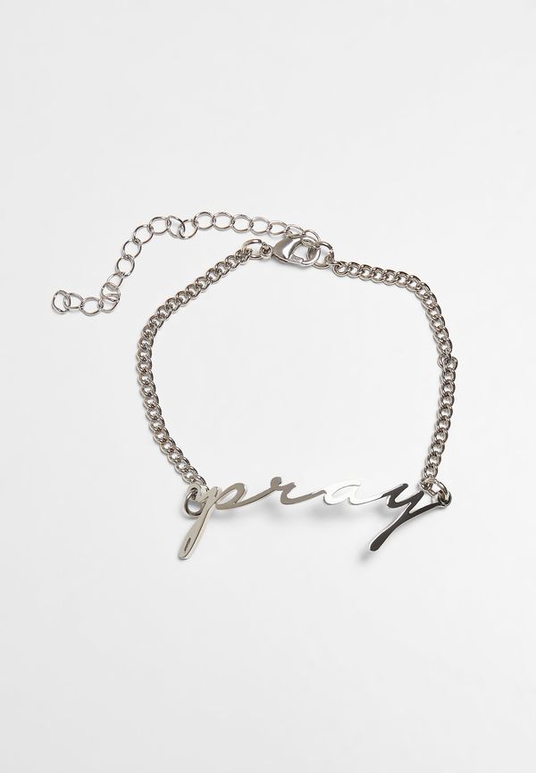 MT Accessoires Pray Silver Bracelet