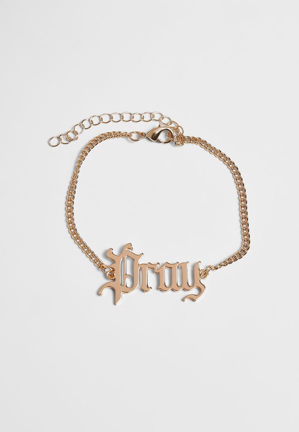 MT Accessoires Pray Sturdy Gold Bracelet