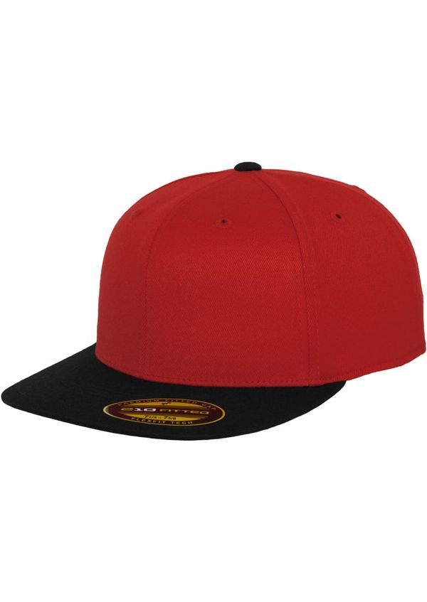 Flexfit Premium 210 Fitted 2-Tone red/blk