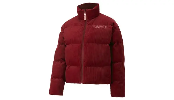 Puma Prešita jakna Puma x Vogue bordo