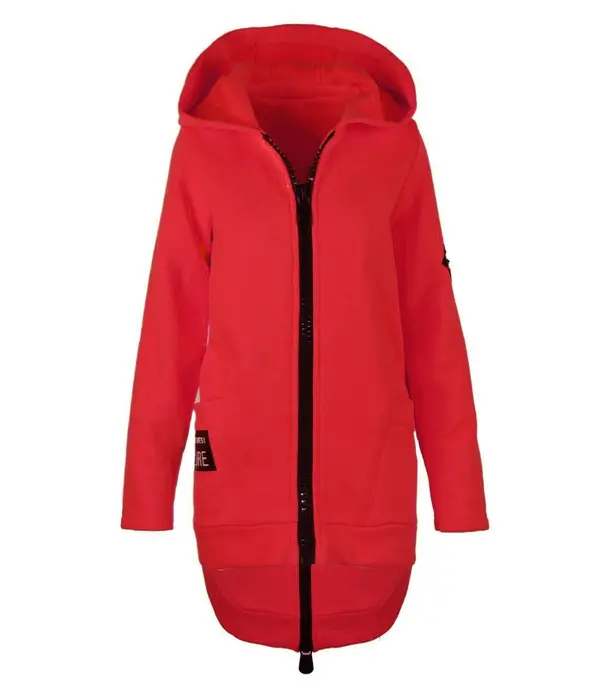 Pri Pri Designer long parka sweatshirt thick warm