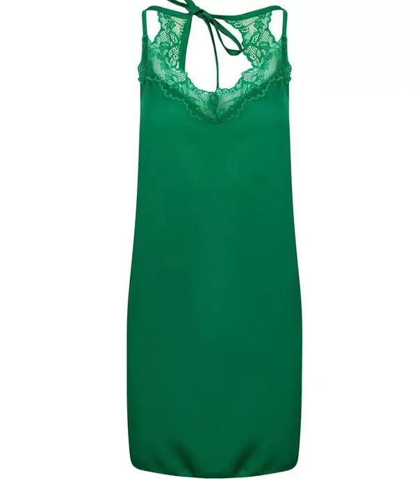 Pri Pri Lingerie satin lace mini dress