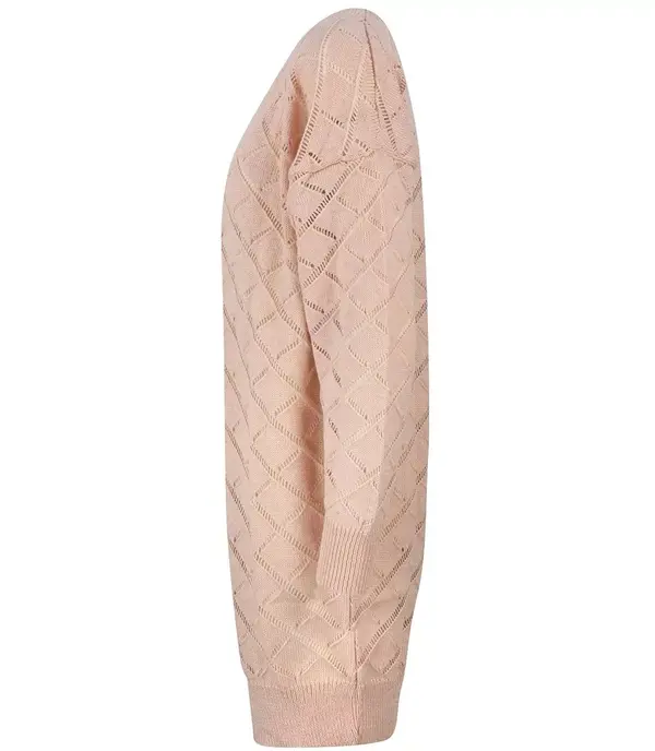 Pri Pri Long warm openwork cardigan IZABELLA