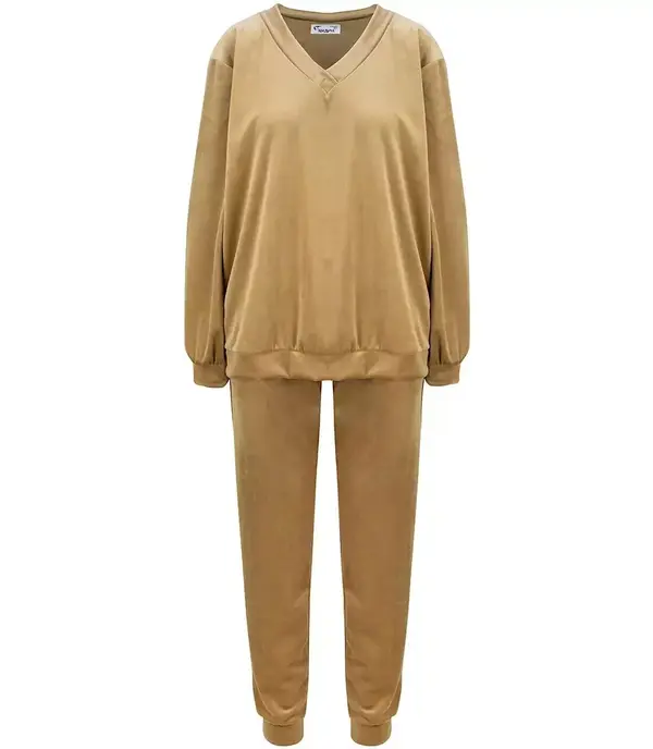 Pri Pri Tracksuit set sweatshirt pants smooth velor