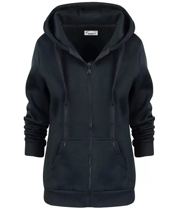 Pri Pri Unzipped kangaroo sweatshirt with hood SELENA