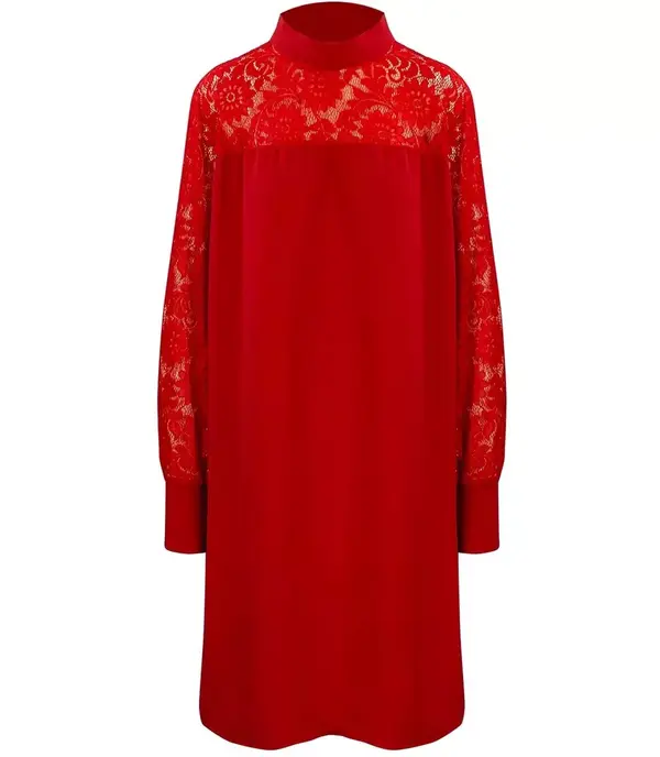 Pri Pri Women's Decorative Lace Midi Dress