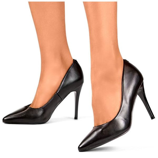 primohurt primohurt Classic black women's high heels with leather insole