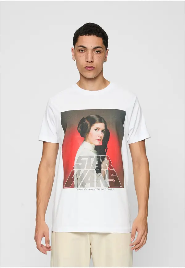 Merchcode Princess Leia Tee from Star Wars White