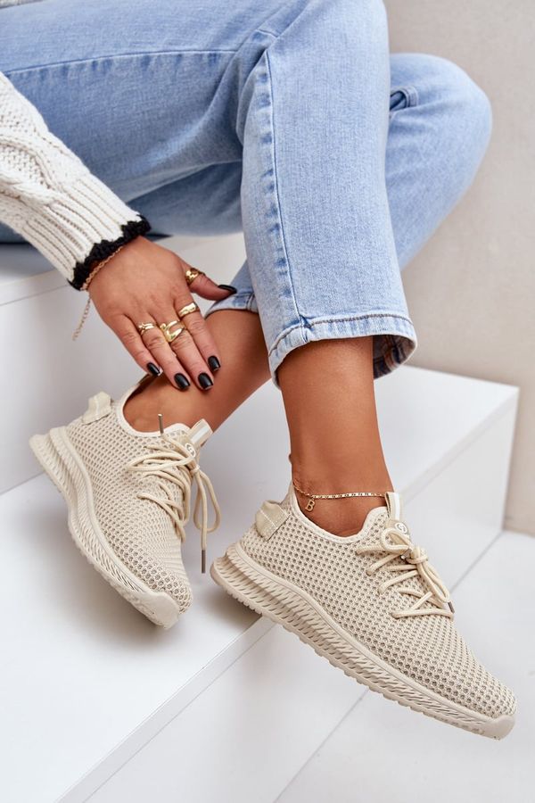 PS1 PS1 Mesh Slip On Sports Shoes Women Beige Harice