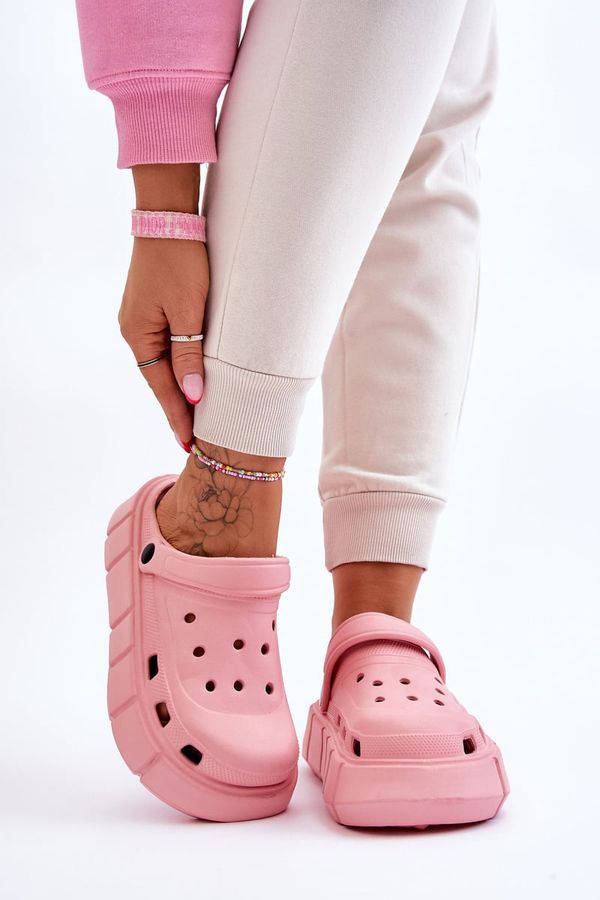 PS1 PS1 Women's Foam Platform Crocs Pink Beckett