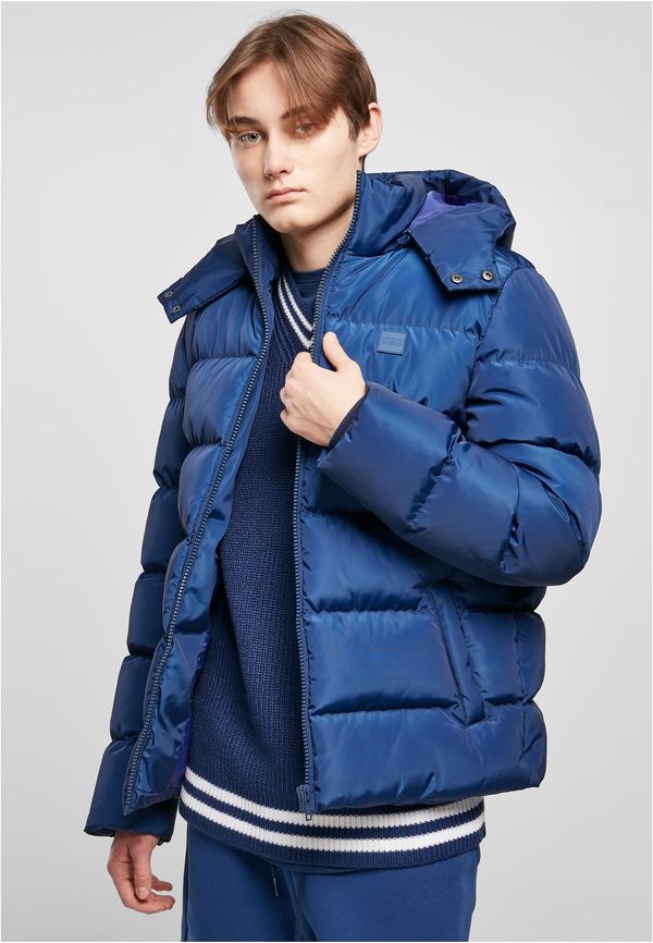 Urban Classics Puffer Jacket with Hood spaceblue