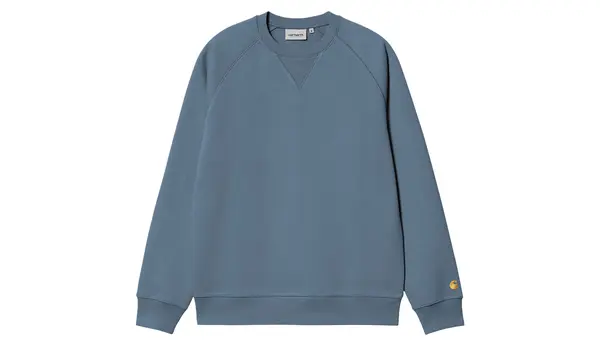 Carhartt Wip Pulover Carhartt WIP Chase v modri barvi
