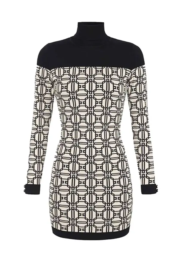 Elisabetta Franchi Pulover obleka Elisabetta Franchi