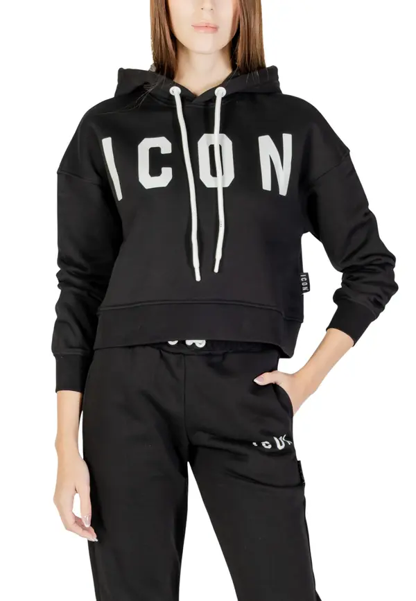 Icon Pulover s kapuco Black Icon