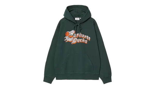 Carhartt Wip Pulover s kapuco Carhartt WIP z motivom Flaming Ducks