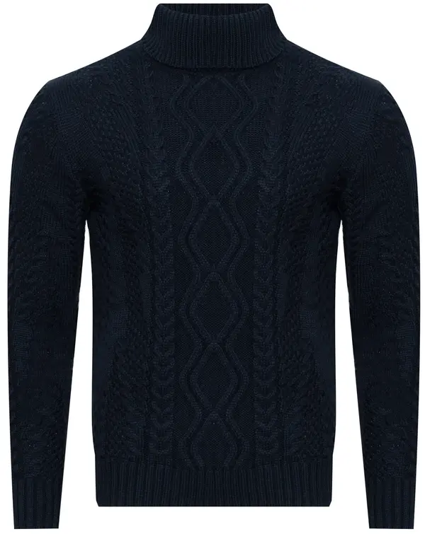 FUTRIOM Pulover s kapuco FUTRIOM - 3157/TEMNO MODRA