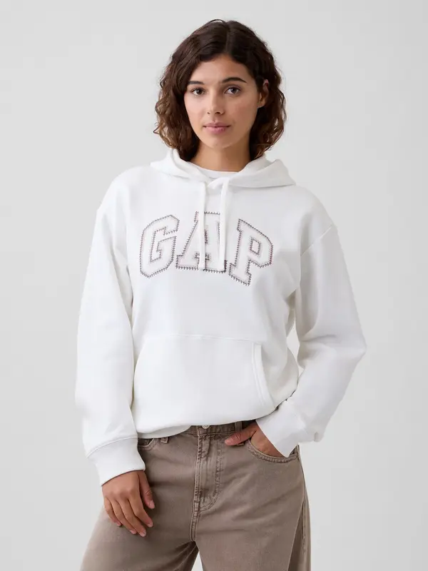 GAP Pulover s kapuco in logotipom GAP
