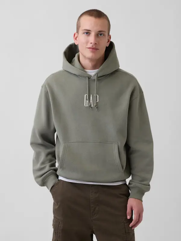 GAP Pulover z velikimi kapucami GAP z logotipom VintageSoft