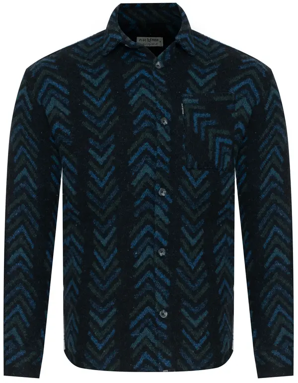 PLUS POSH Pulover z veliko velikostjo POSH - črn