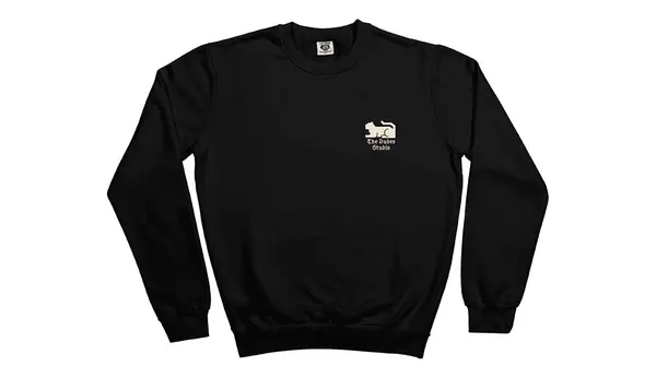 The Dudes Puloverji s kapuco in puloverji - The Dudes Studio Classic Sweatshirt Črna