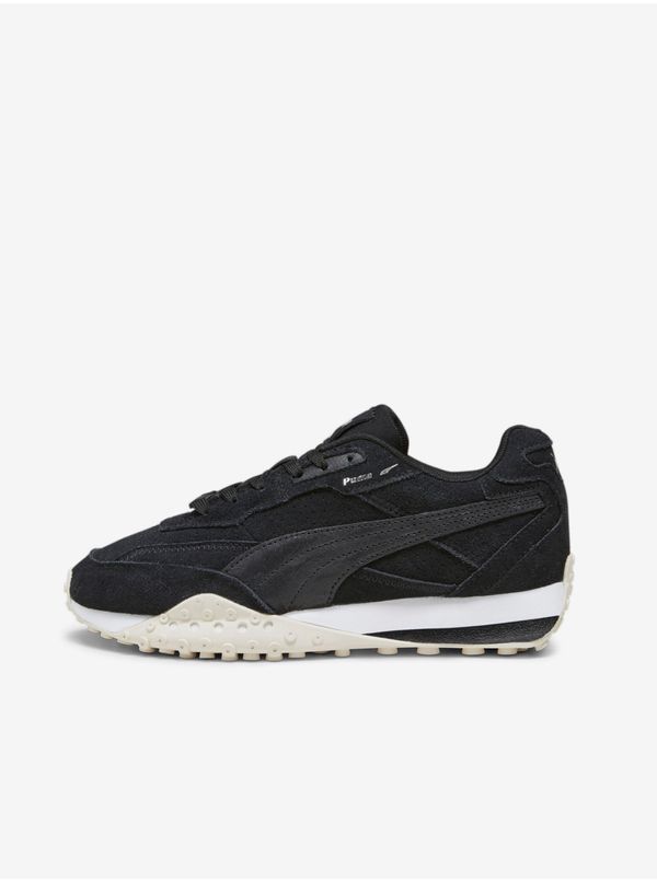 Puma Puma Blktop Rider Femme Black Suede Sneakers - Women