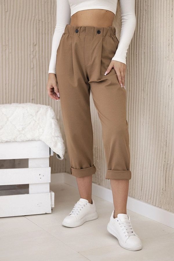 Kesi Punto Milano Winter camel pants