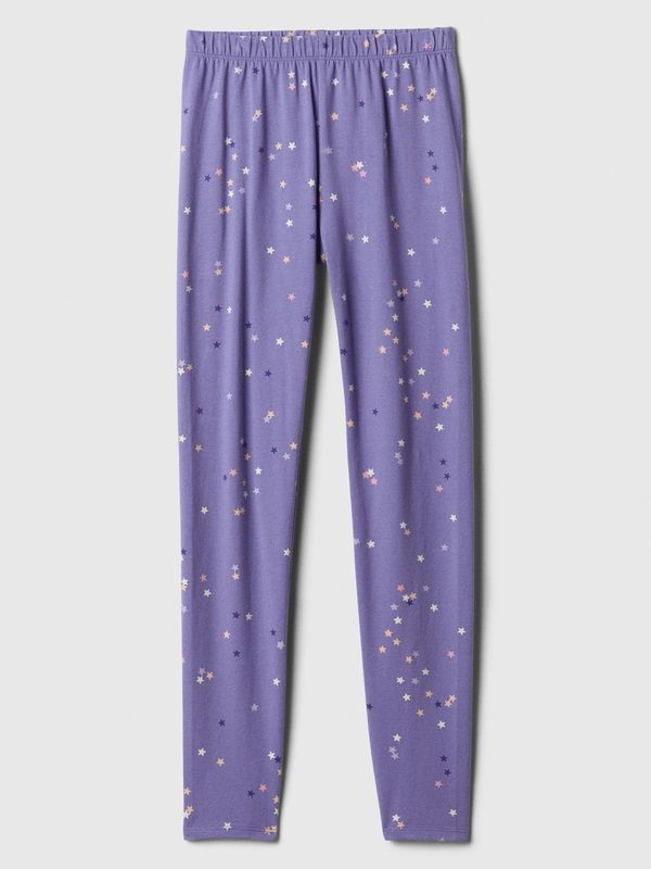 GAP Purple girls' polka dot leggings GAP