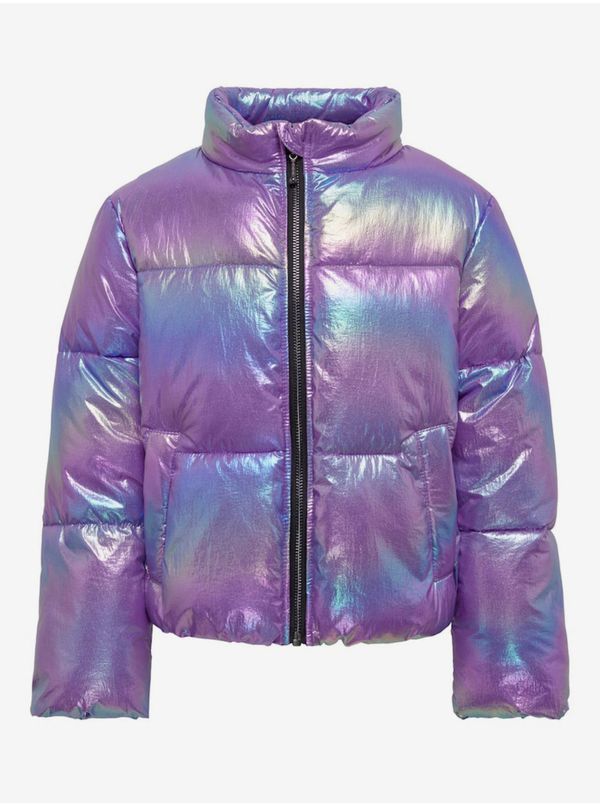 Only Purple Girls' Winter Jacket ONLY Celine - Girls