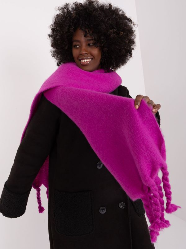 Fashionhunters Purple Wide Women's Scarf