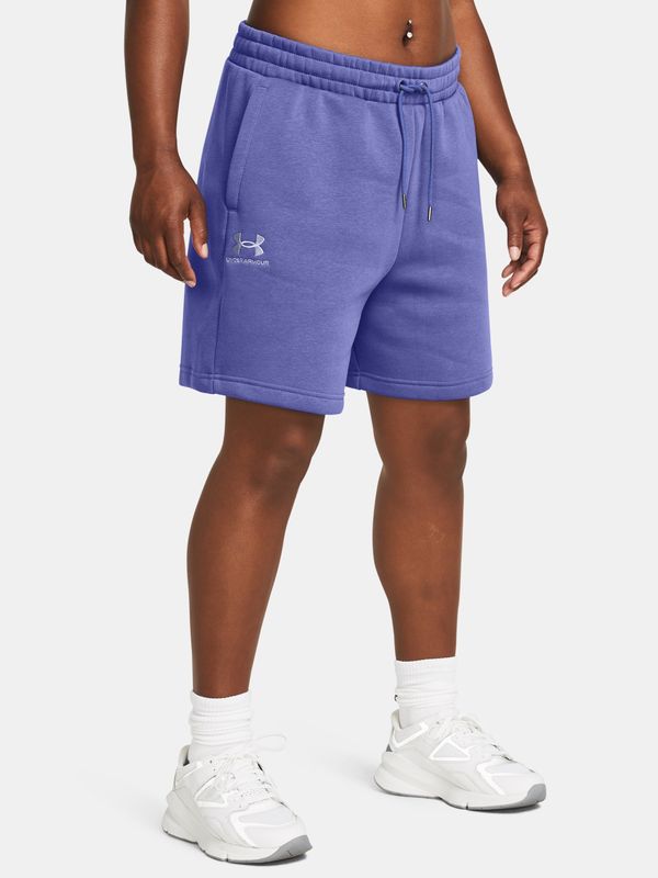 Under Armour Purple women's shorts Under Armour UA Essl Flc Relax BF