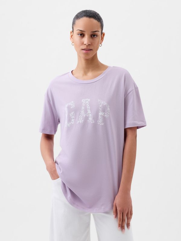 GAP Purple women's T-shirt with GAP logo