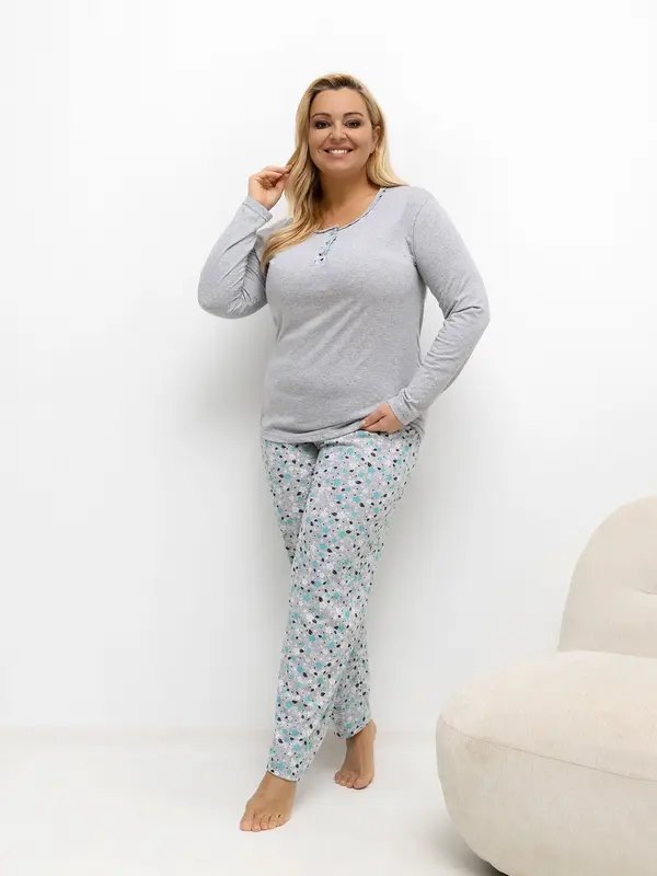 Forever Pink Pyjamas-DU-KN-FP-502.97-grey